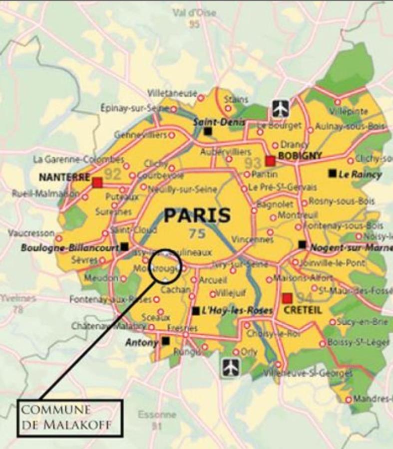 Charment Studio Proche Paris 15 Malakoff Kültér fotó